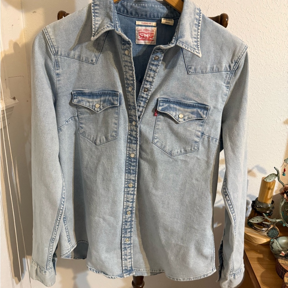 Levi's Classic Light Blue Denim Shirt